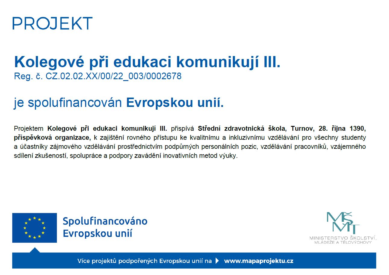 Kolegové při edukaci komunikují III. "KoEduKo III."